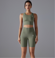 SEEK Green Forest Short Co-ord Set