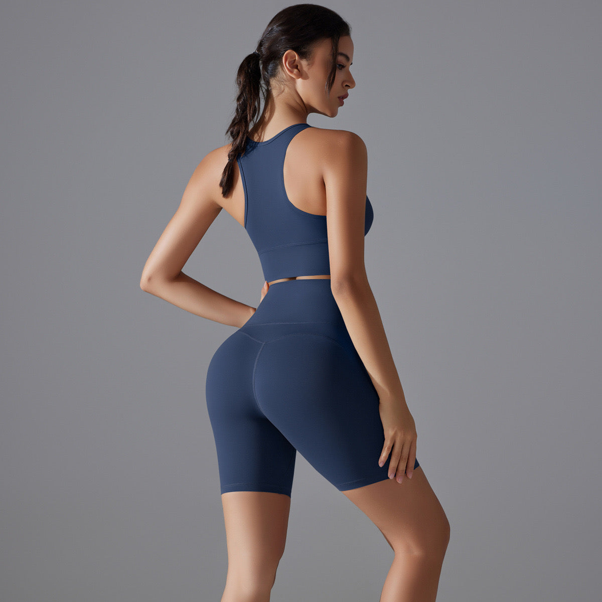 SEEK Blue Pearl Short Co-ord Set