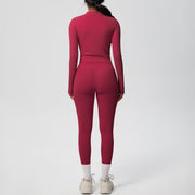 SEEK Elegant Red Cupid Long Vest Co-ord Set