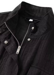SEEK Black ZLF Oversized Raining Jacket