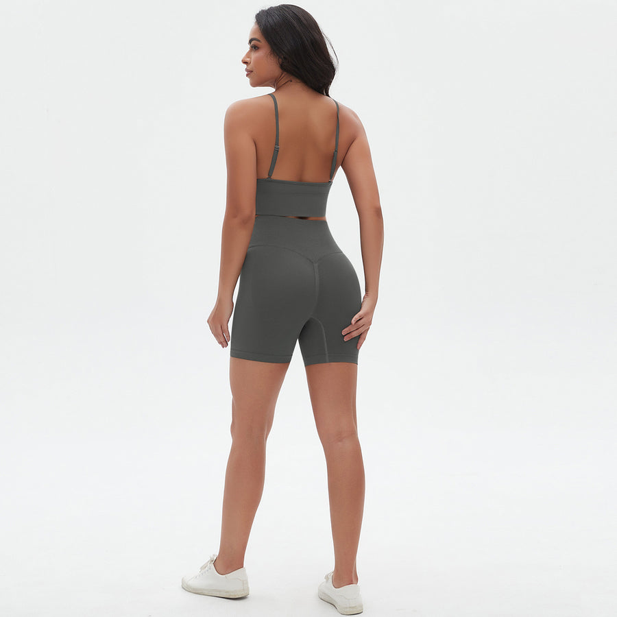 SEEK Limited Grey Line Short Co-ord Set