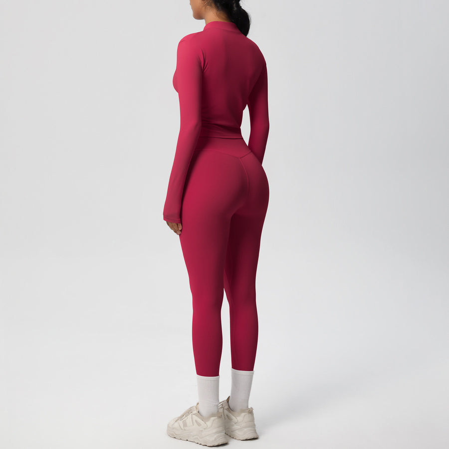 SEEK Elegant Red Cupid Long Vest Co-ord Set