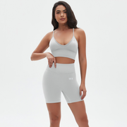 SEEK Limited White Cloud Short Co-ord Set
