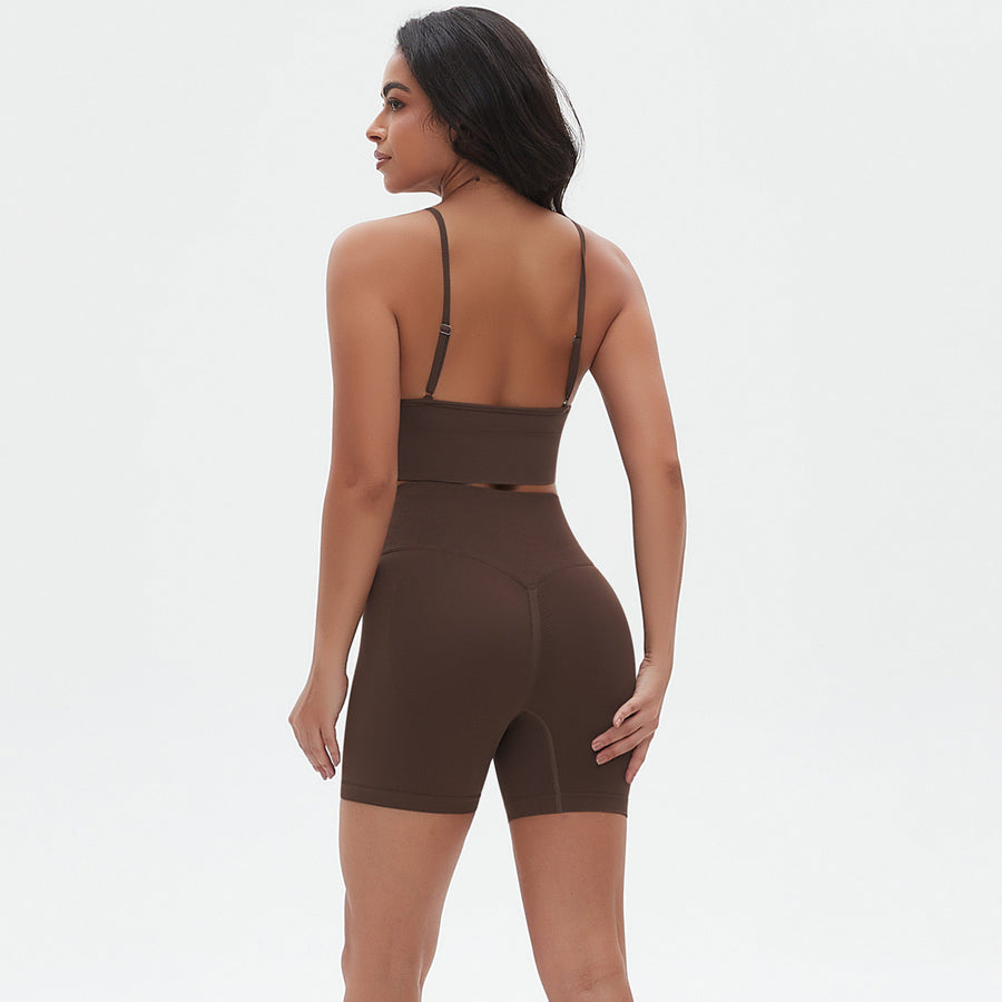 SEEK Limited Brown Wood Short Co-ord Set