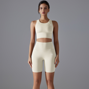SEEK Crème Honey Short Co-ord Set