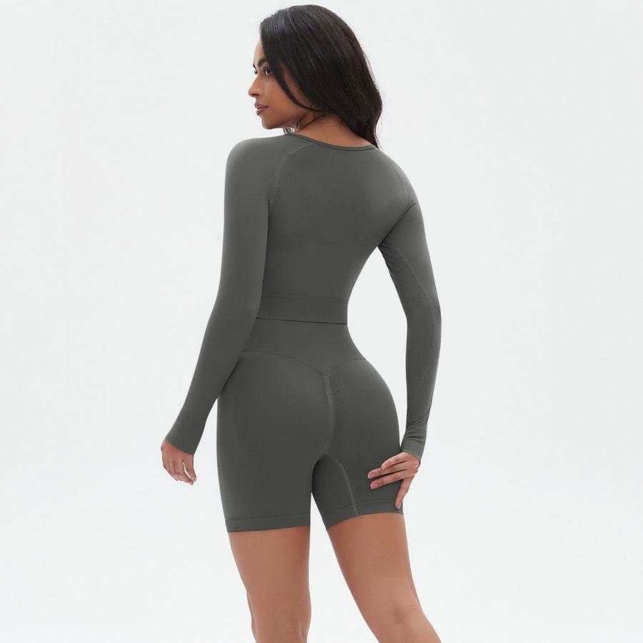 SEEK Premium Grey Line Short Co-ord Set