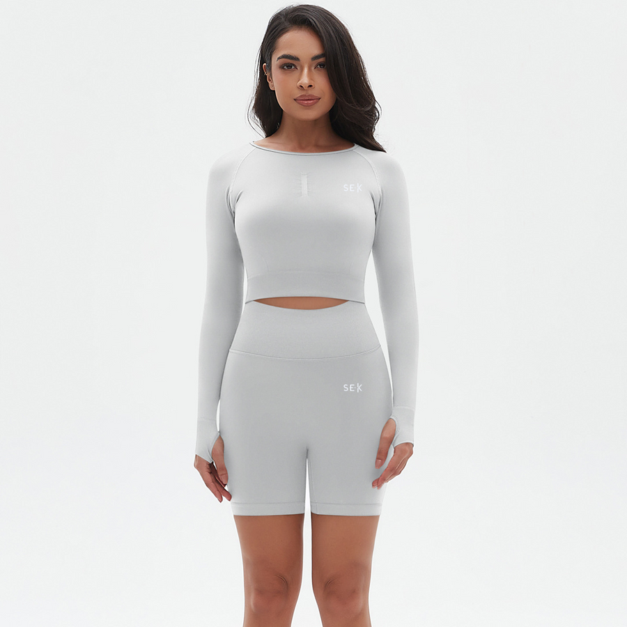 SEEK Premium White Cloud Short Co-ord Set