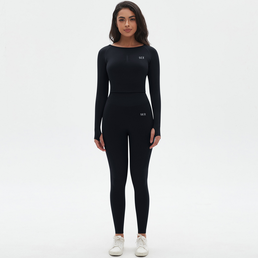 SEEK Limited Black Verse Long Co-ord Set