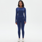 SEEK Limited Blue Salmon Long Co-ord Set