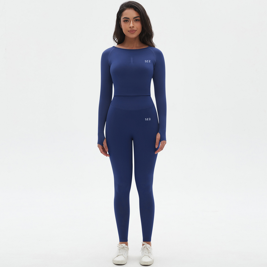 SEEK Limited Blue Salmon Long Co-ord Set