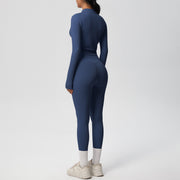 SEEK Elegant Blue Depths Long Vest Co-ord Set
