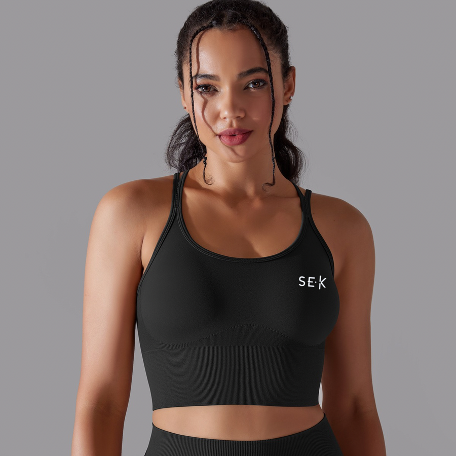 SEEK Black Charcoal Top