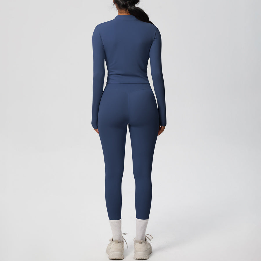 SEEK Elegant Blue Depths Long Vest Co-ord Set