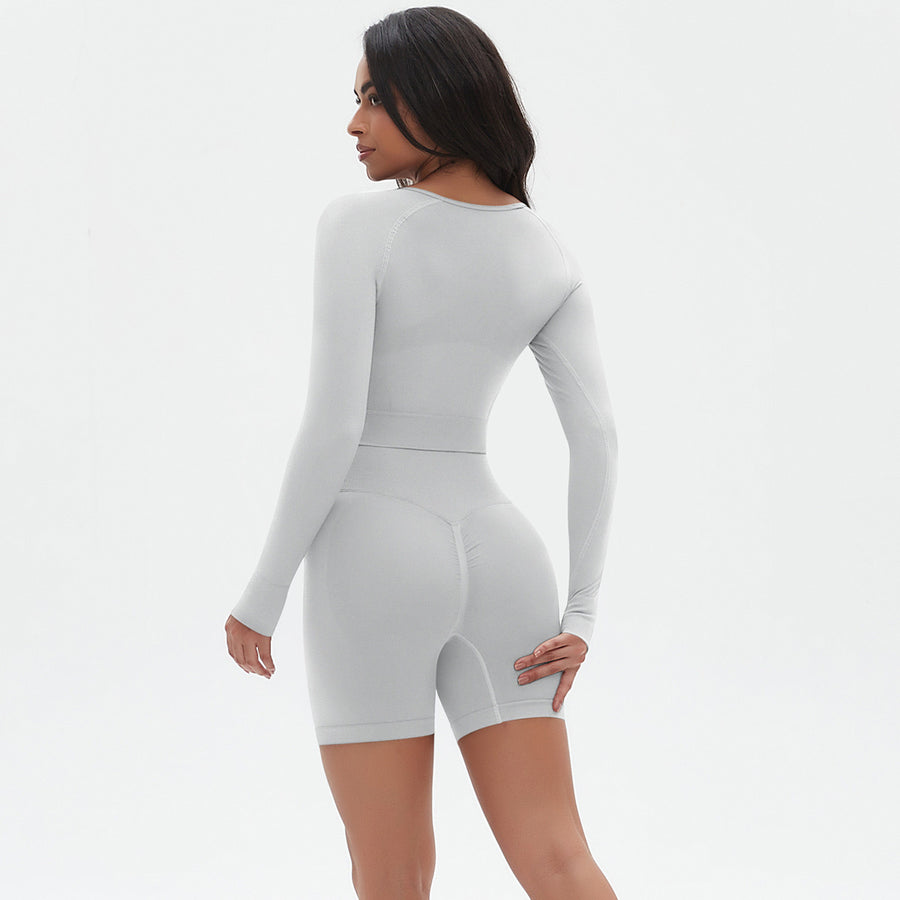 SEEK Premium White Cloud Short Co-ord Set