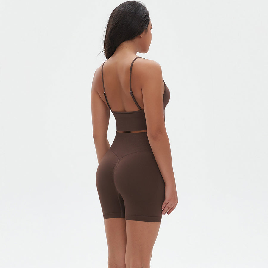 SEEK Limited Brown Wood Short Co-ord Set