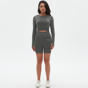 SEEK Premium Grey Line Short Co-ord Set